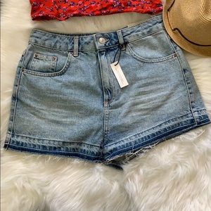 TopShop Mom Jean shorts